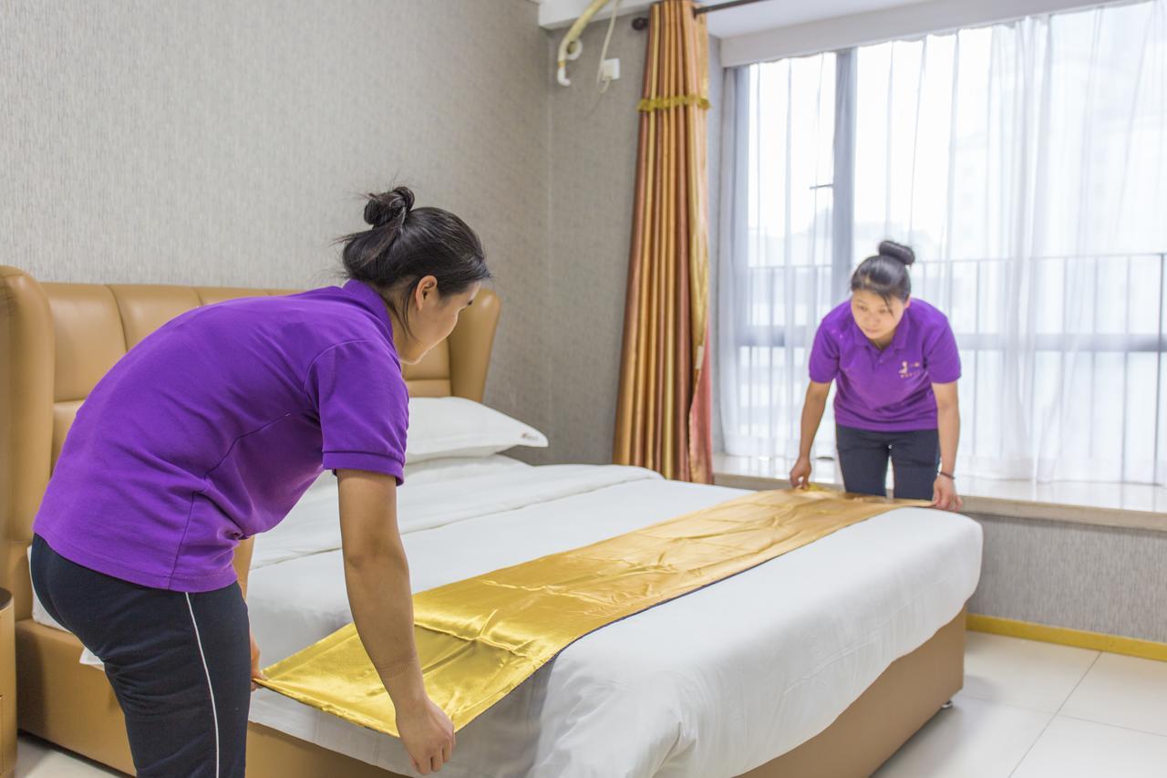 Central International Apartment Foshan Bagian luar foto