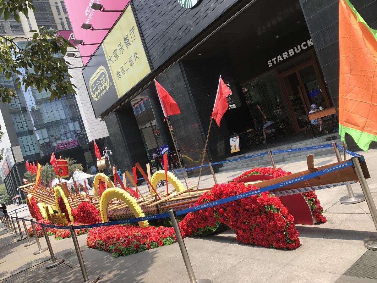 Central International Apartment Foshan Bagian luar foto