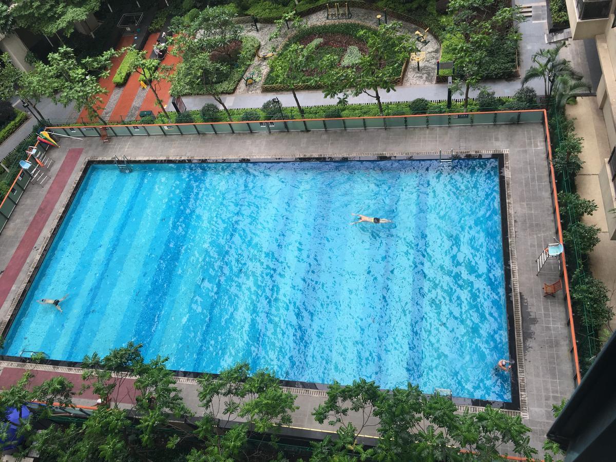 Central International Apartment Foshan Bagian luar foto